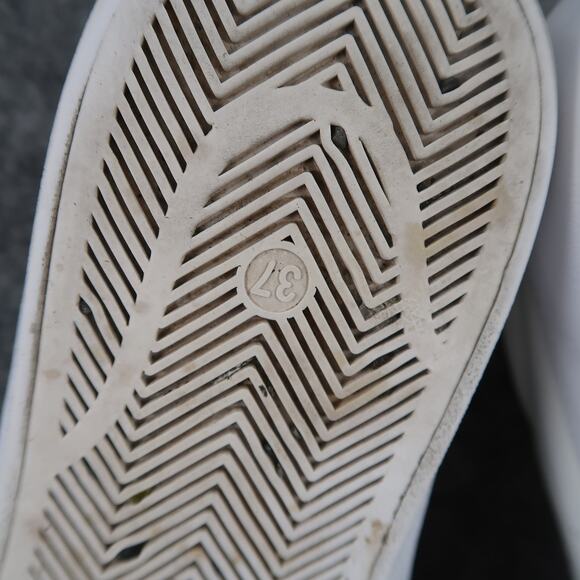 H&M Shoes Womens 6 Casual Sneakers Lifestyle White Trainer Lace Up Fashion Comfy - Picture 14 of 15